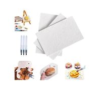 Magic Puffy Paint, 10 pcs Magic Foam Texture Painting Kit, 3D Dessin Magic Canvas Sponge, Puffy Paint Paper, Popcorn Drawing