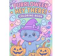 Magic Purrloween - Coloring Book: Cute Halloween with Kitten | Coloring Book For Boys & Girls | Gifts for Toddlers & Adults | Activities