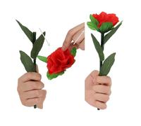 Magic Rebirth Rose Trick - Illusion de fleur renaissance, accessoire romantique pour demande et mariage, matériau PVC, 58 g