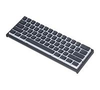 Magic-Refiner MK25 Clavier Mécanique 61 Touches Blanc | Switch Bleu Clicky, Rétroéclairage RVB Dynamique, Touches Programmables, Repose-Poignet Détachable