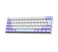 MAGIC-REFINER MK37 Clavier Gamer Mécanique Filaire 60%, Interrupteurs Magnétiques à Effet Hall, Taux de Polling 8000, Trigger Rapide, Précision RT 0.04mm, Éclairage Arrière RGB, PBT, QWERTY, Lavande