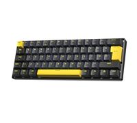 MAGIC-REFINER MK37 Clavier Gamer Mécanique Filaire 60%, Interrupteurs Magnétiques à Effet Hall, Taux de Polling 8000, Trigger Rapide, Précision RT 0.04mm, RGB, PBT, QWERTY, Noir Étoile