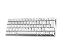 MAGIC-REFINER MK37 Clavier Gamer Mécanique Filaire 60%, Interrupteurs Magnétiques à Effet Hall, Taux de Polling 8000, Trigger Rapide, Précision RT 0.04mm, Éclairage Arrière RGB, PBT, QWERTY, Blanc