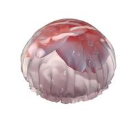Magic Rose Bonnet de douche pour femme, imperméable, réutilisable, avec cordon élastique lavable, adapté aux cheveux longs et aux tresses, idéal pour la douche.