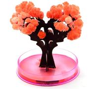 Magic Sakura Arbre Mini Papier Arbre Magie de Croissance de Noël Arbre de Noël Coeur en Forme Magique Arbre Bricolage de Culture kit nouveauté Toy Cadeau pour Les Enfants décor de la Saint-V