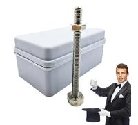 Magic Screw Illusion - Métal - 13 x 4 x 4 cm - Magie de pliage à vis - Accessoires de pliage pour les spectacles sur scène, les gros plans, les divertissements de fête et les exercices de magie