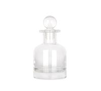 Magic Season Bouteille décorative en verre - 125 ml Big-Belly Bottle (1 lot avec bouchon en verre)