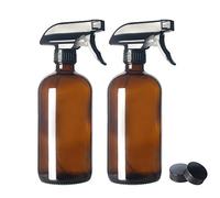 Magic Season Bouteilles en Verre Amber Boston Round (480 ml avec Pulvérisateurs / 2 pièces)