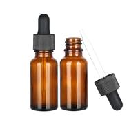 Magic Season Flacons D'huiles Essentielles (Ambré / 20 ml avec Compte-gouttes / 2 Pièces)