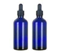Magic Season Flacons D'huiles Essentielles (Bleu / 100 ml avec Compte-gouttes / 2 Pièces)