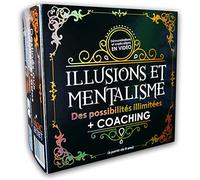 MAGIC SECRET - Coffret Magie Enfant (9 Ans et +) et Adulte - Illusions et Mentalisme - +35 Tours de Magie Professionnels - 60 Vidéos (App iOS & Android) + 5 Accessoires + Coaching par Un Magicien Pro