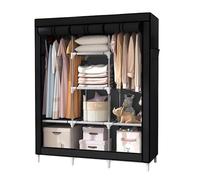 MAGIC SELECT Armoire en Tissu Portable, Armoire de Rangement, Armoire Étanche, Armoire de Rangement Textile pour la Maison, la Chambre, Le Salon et Le Garage. (150x170x45cm)