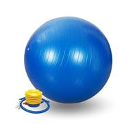 MAGIC SELECT Balle de Yoga 45 cm. Ballon Pilates Antidérapant. Ballon d'Entraînement, Fitness, Équilibre, Sport. Balle en PVC pour la Relaxation. Anti-Explosion. (Gonfleur Inclus)
