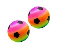 MAGIC SELECT Balles en PVC pour Enfants avec Arc-en-Ciel, Diamètre 23cm