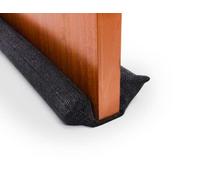 Bas en Tissu Isolant pour Portes et Fenêtres - Double Boudin en Tissu Réutilisable et Lavable, Isolation Acoustique, Froid, Vent, Lumière, Poussière, Pollen, Insectes. Réglable 80-90cm.