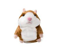 MAGIC SELECT Hamster Parlant Répète Ce Que Vous Dites et se déplacerez. Hamster Parlant avec Mouvement pour Enfants et bébés. Animal en Peluche pour Apprendre à Parler