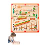 MAGIC SELECT Jeux Magnétiques en Bois, Jeux Labyrinthe Magnetique, Jeux Montessori Labyrinthe Magnétique, Tableau d'Activités Jeu de Société Magnétique pour Les Enfants Âgés de 3 à 12 Ans.