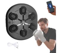 MAGIC SELECT Machine de Boxe Musicale. Appareil d'entraînement Mural avec lumières LED, Bluetooth et synchronisation Musicale. Convient aux Enfants et aux Adultes. (10 Modes, 60 x 52 x 8 cm)