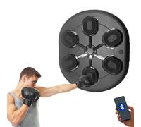 MAGIC SELECT Machine de Boxe Musicale, Équipement D'entraînement de Boxe Mural en PU, Tapis de Boxe LED, Bluetooth, Lumières au Rythme de la Musique. (2 Mode, 60x52x8 cm)