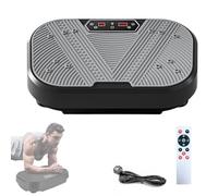 MAGIC SELECT Machine de Vibration Fitness, 120 Niveaux de Vibration et 8 Programmes. Plateforme Vibrante Musculaire pour Faire de l'exercice à la Maison, avec Télécommande, Câble et Écran LED.