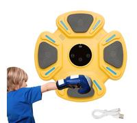 MAGIC SELECT Máquina de Boxeo Musical Equipo de Entrenamiento Para Pared Con LED, Luces al Ritmo de la Música, 3 Canciones Integradas. Maquina de Boxeo Para Niños/Adultos (32x32cm)