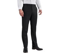 MAGIC SELECT Pantalon de Robe Homme Élégant. Pantalon de Costume, Coupe Droite avec Plis et Poches à Utiliser au Bureau, au Travail, au Serveur, au Commis de Magasin. (80% coton-20% Polyester)