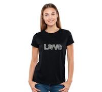 MAGIC SELECT T-Shirt Casual pour Femme. T-Shirt Basique en Coton à Manches Courtes, Coupe Standard. T-Shirt Col Rond pour Femme. Taille XL