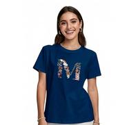 MAGIC SELECT T-Shirt Casual pour Femme. T-Shirt Basique en Coton à Manches Courtes, Coupe Standard. T-Shirt Col Rond pour Femme.
