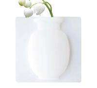 Magic Silicone Vase - Trace Wall Vase, Silicone No Drilling | Stick on the Wall Flower Pot, Reusable Flowers Container for Home Offices Fridge Door Decorations