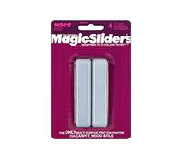 Magic Slider Rectangular Self-Stick Furniture Sliders 15/16" x 4", Heavy Duty Surface Protectors for Floors, Wood, Tile, Carpet & Vinyl Easy Glide Adhesive Pads for Furniture Legs Pack of 4