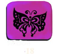 Magic Tattoo Pierre à Tatouage Temporaire - Papillon 2 (Pierre seule sans recharge 20 ml et encreur disponibles sur amazon magic tattoo)