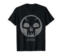 Magic: The Gathering Black Mana T-Shirt, Homme, Noir, 4XL