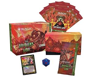 Magic The Gathering Brothers’ War Gift Bundle, 8 Set Boosters + 1 Collector Booster + Accessories (Version Anglaise) D03140000 Multicolore