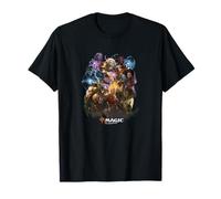 Magic The Gathering Character Group Shot Mash Up T-Shirt