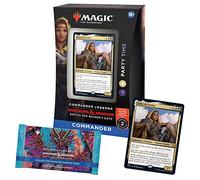 Magic: The Gathering Commander Legends Battle for Baldur's Gate Commander Deck - Party Time + Collector Booster Sample Pack