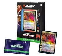Magic: The Gathering Commander Masters Commander Deck - Planeswalker Party (2-Card Collector Booster Sample Pack & Accessories - Version Anglaise)