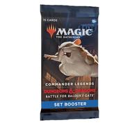Magic The Gathering D&D Battle for Baldurs Gate Commander Legends Set Booster, D10050001, Multicolore