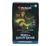 Magic: The Gathering - dans Karlov Manor Commander Deck - Menace cachée (Deck de 100 Cartes, Booster de collectionneur avec 2 Cartes et Accessoires) (Version Allemande)