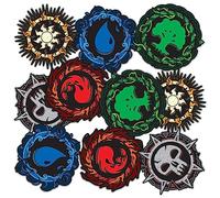 Magic : The Gathering Deck Autocollants en vinyle pour ordinateur portable, bouteille d'eau, voiture, scrapbooking, fournitures de fête d'anniversaire (Mana classique - Lot combiné)