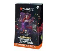 Magic: The Gathering Deck Commander Les Hors-la-Loi de Croisetonnerre - Ennemie publique numéro Un (Deck de 100 Cartes, Booster Collector échantillon de 2 Cartes + Accessoires) (Version Anglaise)