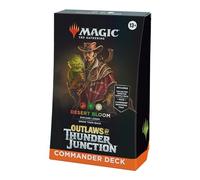 Magic: The Gathering Deck Commander Les Hors-la-Loi de Croisetonnerre - Fleur du désert (Deck de 100 Cartes, Booster Collector échantillon de 2 Cartes + Accessoires) (Version Anglaise)