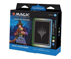 Magic: The Gathering Doctor Who Commander Deck - Blast from The Past (100-Card Deck, 2-Card Collector Booster Sample Pack + Accessories) (en Anglais)