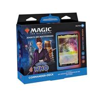 Magic : The Gathering Doctor Who Commander Deck - Les Maîtres du Mal (Deck de 100 Cartes, Booster de collectionneur, échantillon de 2 Cartes + Accessoires) (Version Allemande)