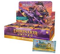 Magic : The Gathering Dominaria United Set Booster Box | 30 Paquets + Carte de décoration (361 Cartes Magiques)