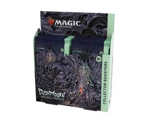 Magic: The Gathering Duskmourn: House of Horror Collector Booster Box - 12 Packs (180 Magic Cards)
