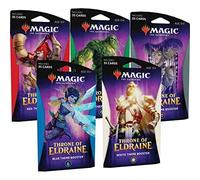 Magic The Gathering MTG-ELD-TBD-en Pack Booster Thème Trône d'Eldraine (Couleur aléatoire)