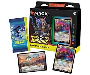 Magic: The Gathering March of The Machine Commander Deck - Tinker Time (100-Card Deck, 10 Planechase Cards, Collector Booster Sample Pack & Accessories) (Version Anglaise)
