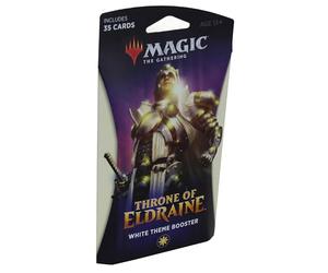 Magic The Gathering MTG-ELD-TBD-en Pack Booster Thème Trône d'Eldraine (Couleur aléatoire)