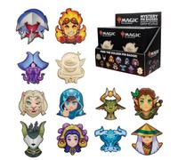 Magic: The Gathering Mystery Pins CDU Blind Boxes - Lot de 12 badges de collection sous licence officielle - Métal émaillé dur et comprend un Fblthp doré exclusif