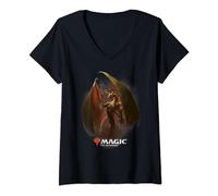 Magic: The Gathering Nicol Bolas the Elder Dragon T-Shirt avec Col en V